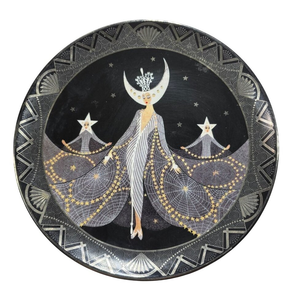 Royal Doulton Queen of the Night Ltd Edition Fine Bone China Plate House of Erte